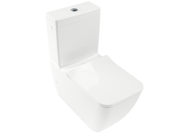 Унитаз напольный Villeroy & Boch Venticello 375x700 мм альпийский белый 4612R001