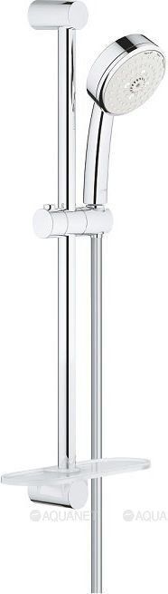 Душевой гарнитур GROHE Tempesta Cosmopolitan 100 3 режима штанга 600 мм шланг 1750 мм полочка хром 27929002