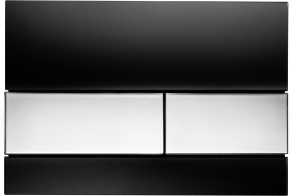 Панель смыва для унитаза TECE TECEsquare стеклянная черный/хром 9240807