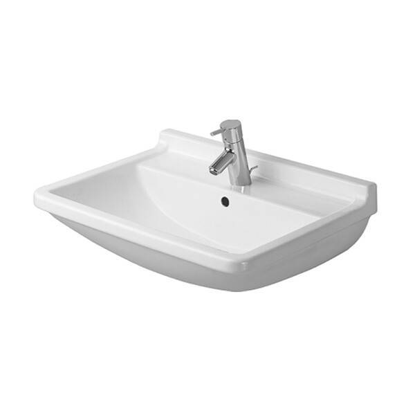 Раковина подвесная Duravit Starck 3 550x430 мм с 1 отверстием для смесителя 0300550000
