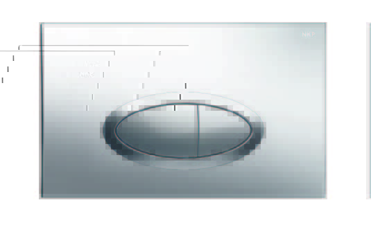 Кнопка смыва для инсталляции Boheme пластик 26х1.3х16.7 см chrome 665-CR