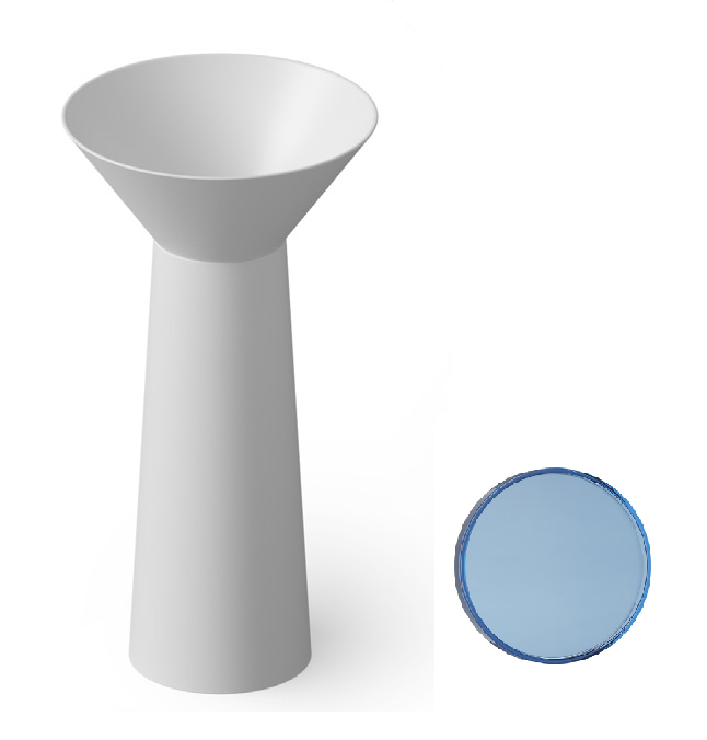 Раковина напольная DEA Design Pedestal Basin 480х480х900 мм Royal Blue DD2022480R7