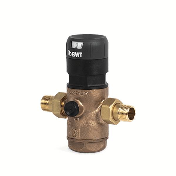 Редуктор давления BWT D1 Red 1 1.5-7 бар PN25 для горячей воды 125300285