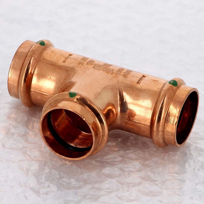 Тройник пресс медный Viega Profipress 28 мм 291976