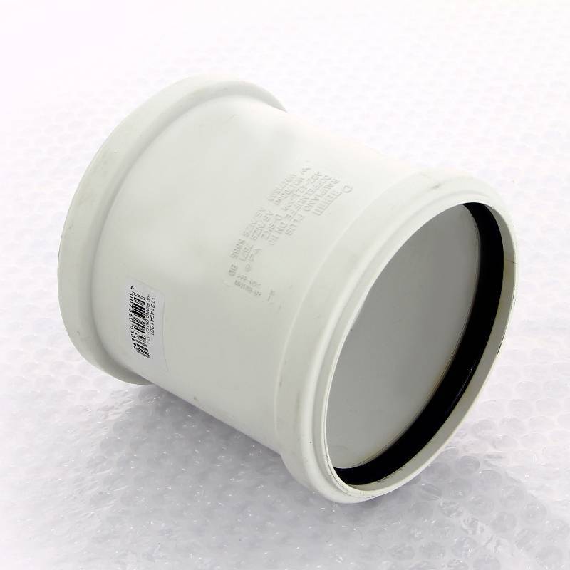 Муфта Rehau RAUPIANO PLUS канализационная двухраструбная 110 мм 121494