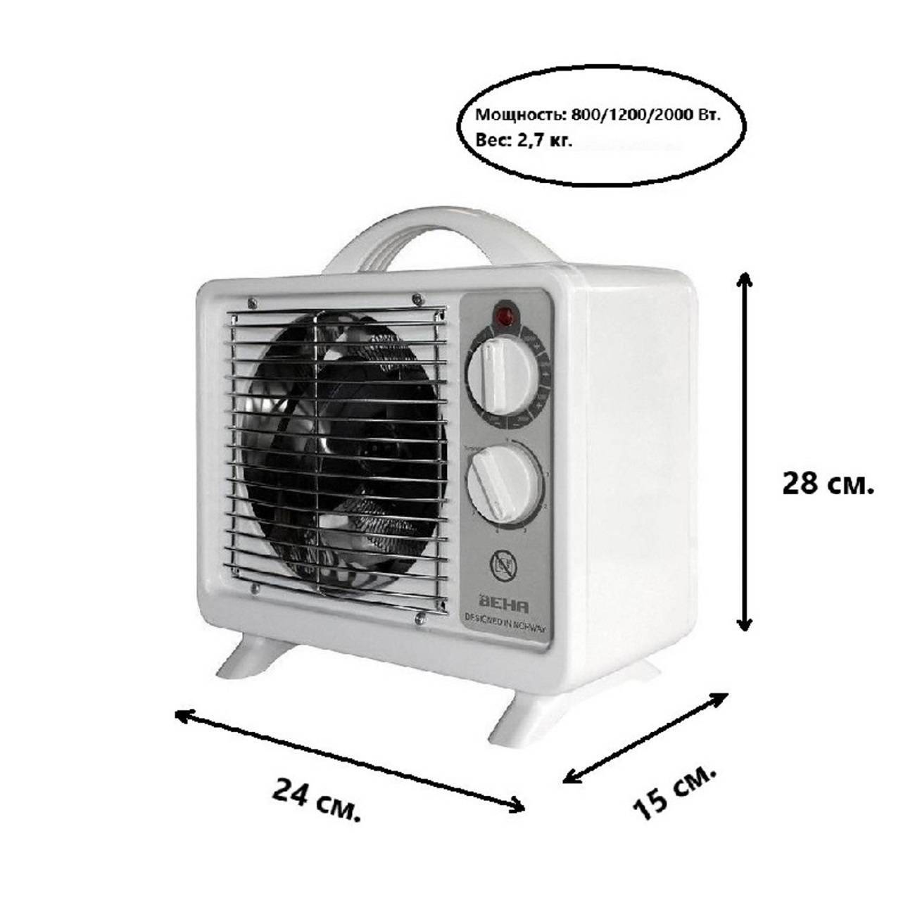 Тепловентилятор Beha VTE Вт