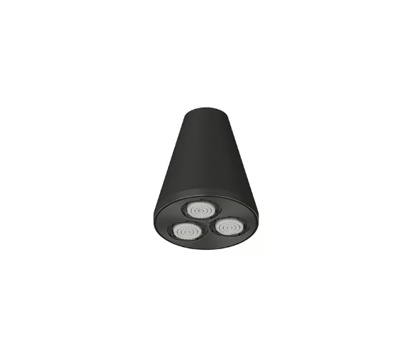 Верхний душ QuadroDesign FFQT потолочный встраиваемый Ø 63 мм золото черное SF02100ON