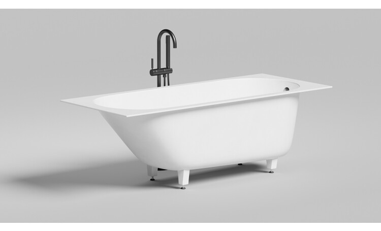 Ванна Salini Ornella 1700x700x600 мм белый матовый 102313M