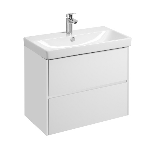 Комплект тумба-умывальник Aquaton Сканди 80 Белый и раковина Адриана 80 1A2830K0SD010