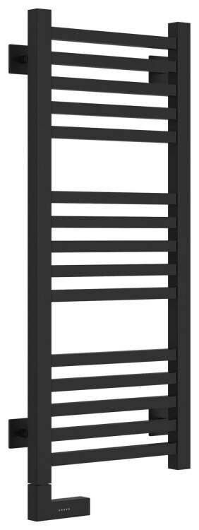 Полотенцесушитель электрический Сунержа Модус 2.0 800x350 мм МЭМ нижнее слева черный матовый 31-5600-8030