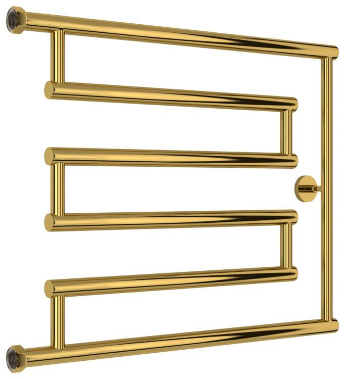 Полотенцесушитель водяной Сунержа High-Tech model L 660x528 мм золото 03-4052-5065