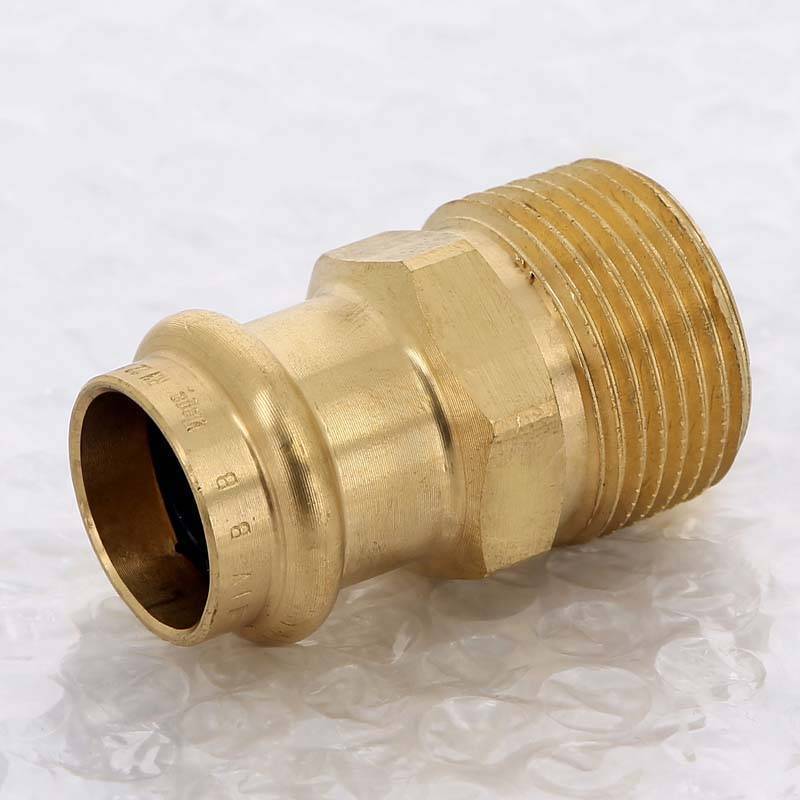 Муфта пресс с наружной резьбой Viega Profipress G 22 мм х 1 бронза 346188