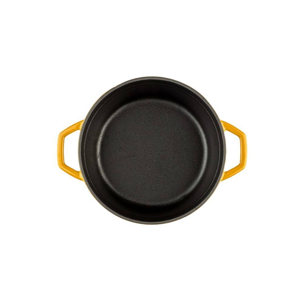 Кастрюля глубокая Hascevher Y DT 20 см Yellow A902520