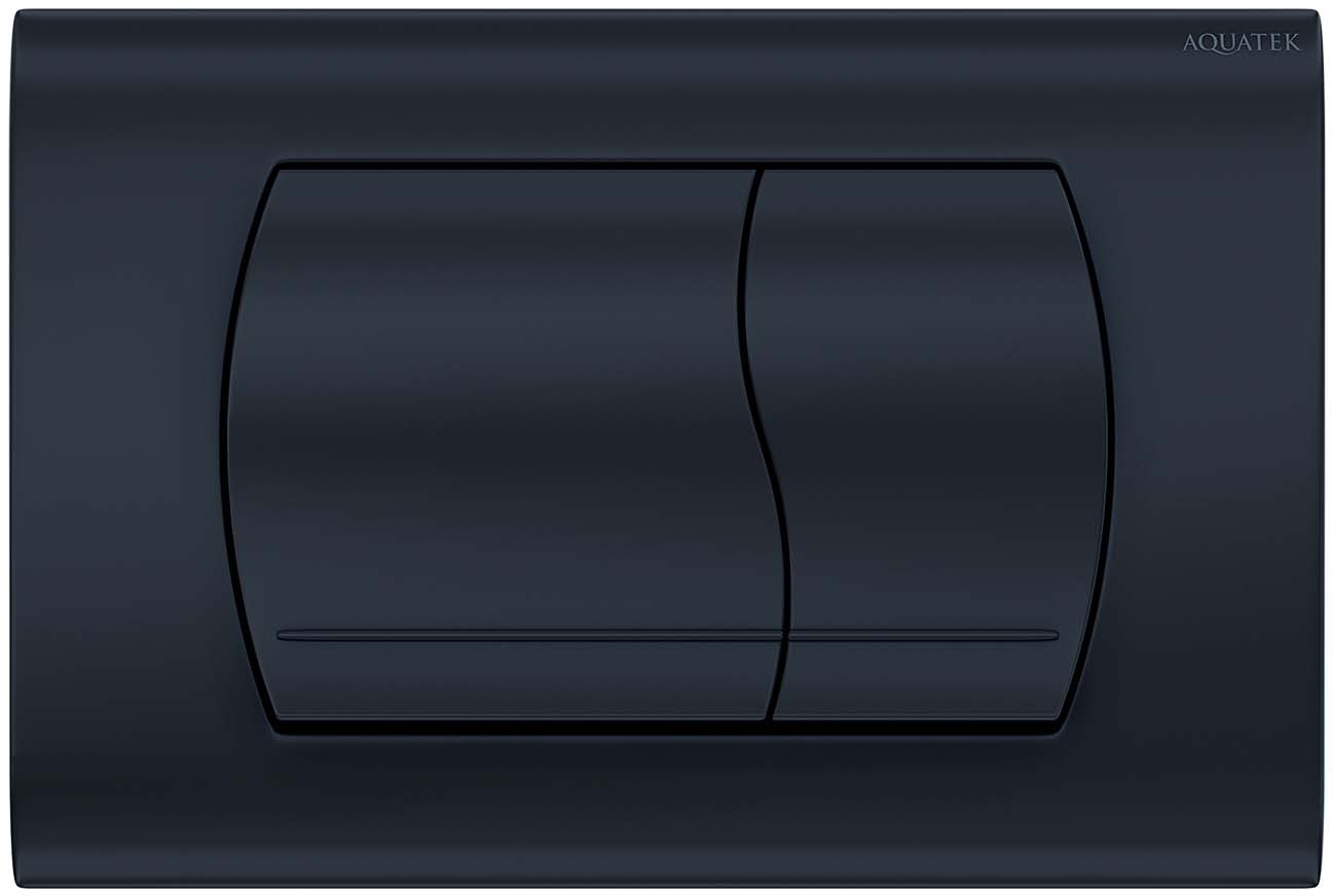 Панель смыва Kordi KDI-0000049 черный прямоугольные кнопки KDI-0000049