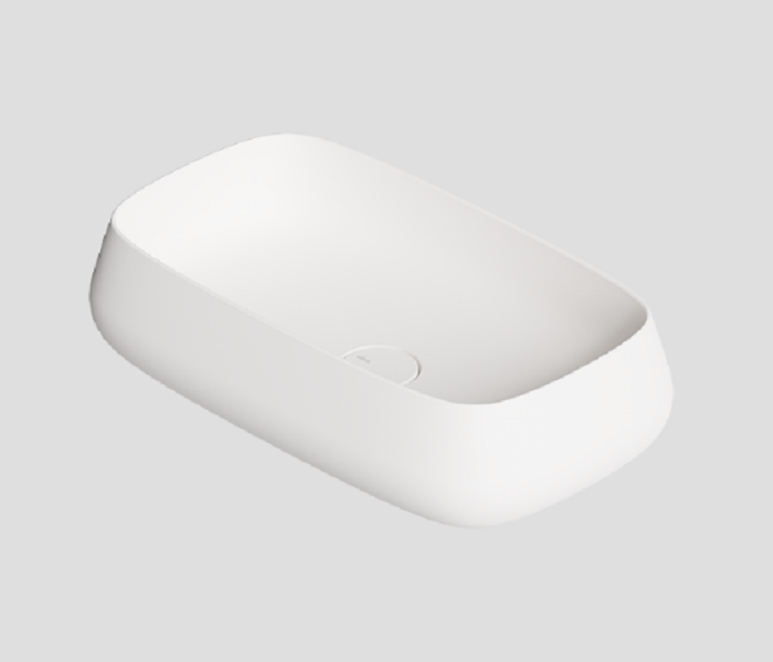 Раковина накладная Alice Ceramica Nur 600x350x140 мм белый матовый 33250109