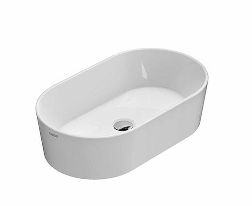 Раковина Globo FORTY3 600х350х160 мм без отверстия для смесителя FO061BI