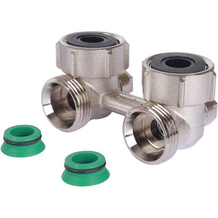 Комплект нижнего подключения Simplex Exclusive line Тип E2/50 угловой 3/4x3/4 F10016