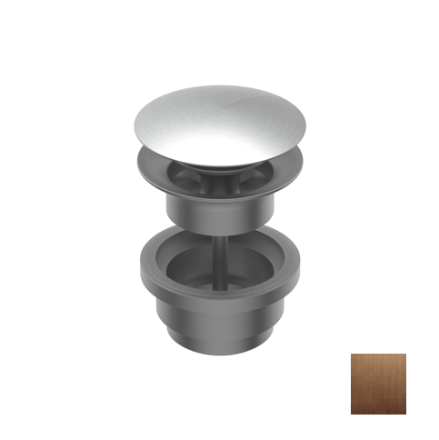 Донный клапан Ritmonio для раковины 1 1/4 нажимной цвет Brushed Copper Stainless Steel PVD 78Q007F47