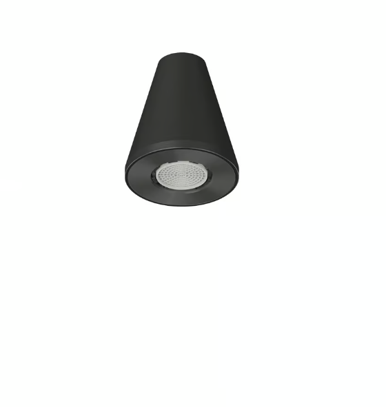 Верхний душ QuadroDesign FFQT потолочный встраиваемый Ø 63 мм водопад золото черное SF02101ON