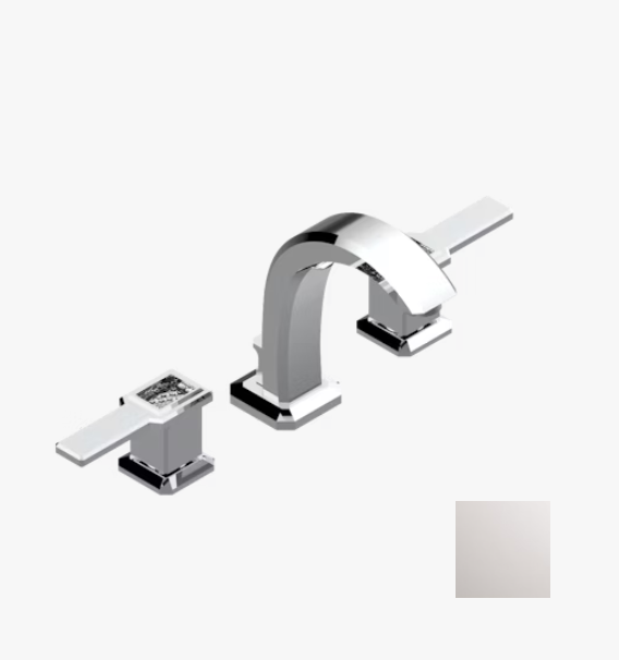 Смеситель для раковины THG Metropolis Clear crystal with lever цвет никель A2BB01151M