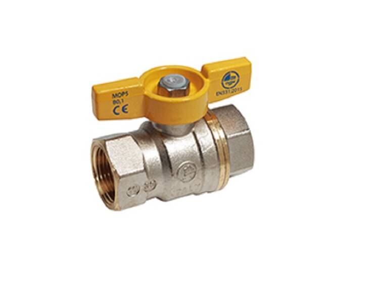 Кран шаровой Giacomini R731G 3/4 ВР/ВР для газа R731GAX004