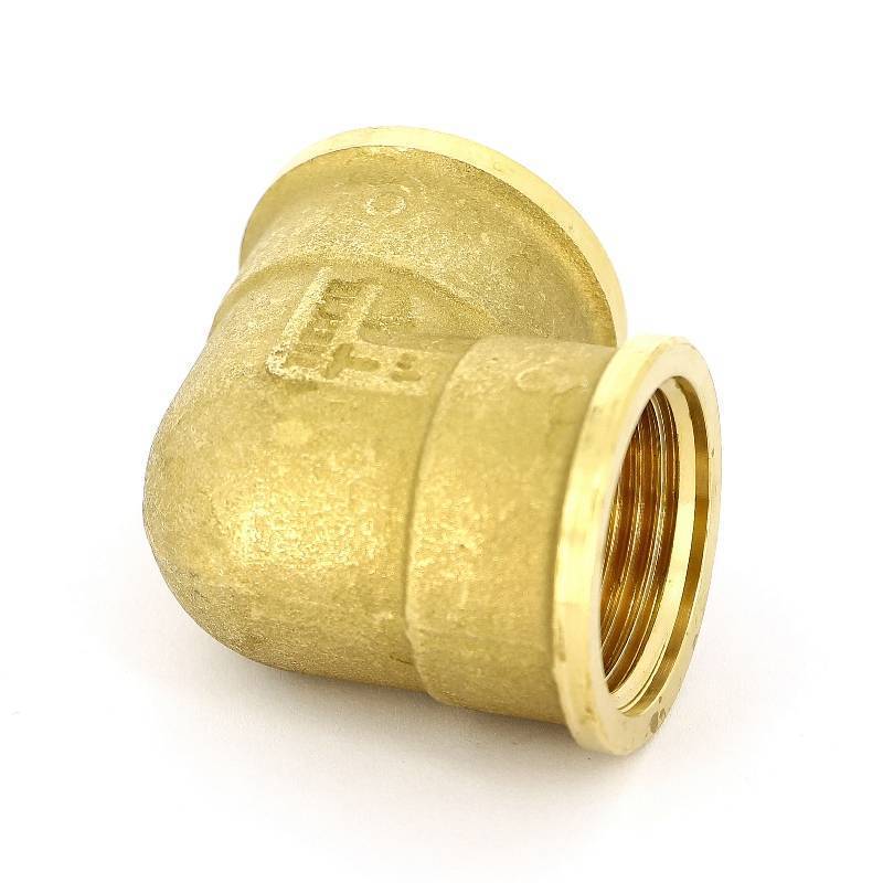 Угольник латунный Tiemme 90° ВВ 1 1500017