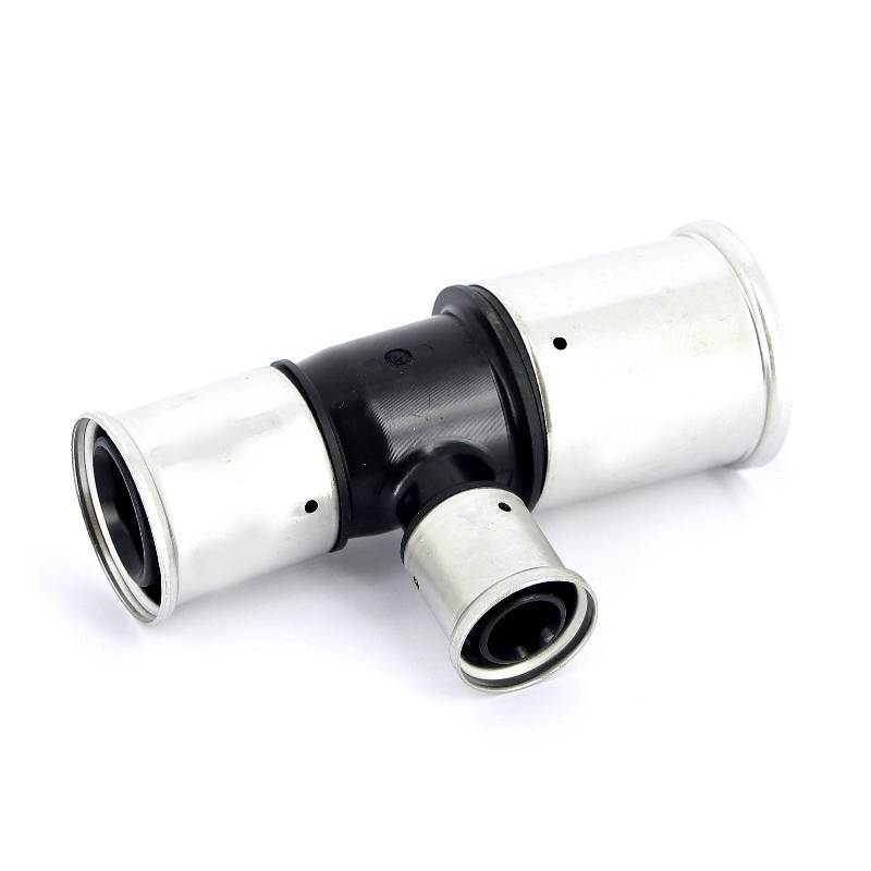 Тройник пресс PVDF Henco 50х26х40 мм 11PK-502640