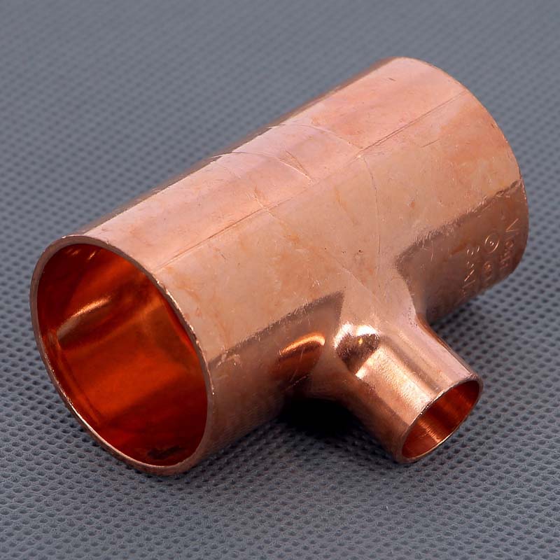 Тройник медный Viega под пайку 35х15х35 мм 107291