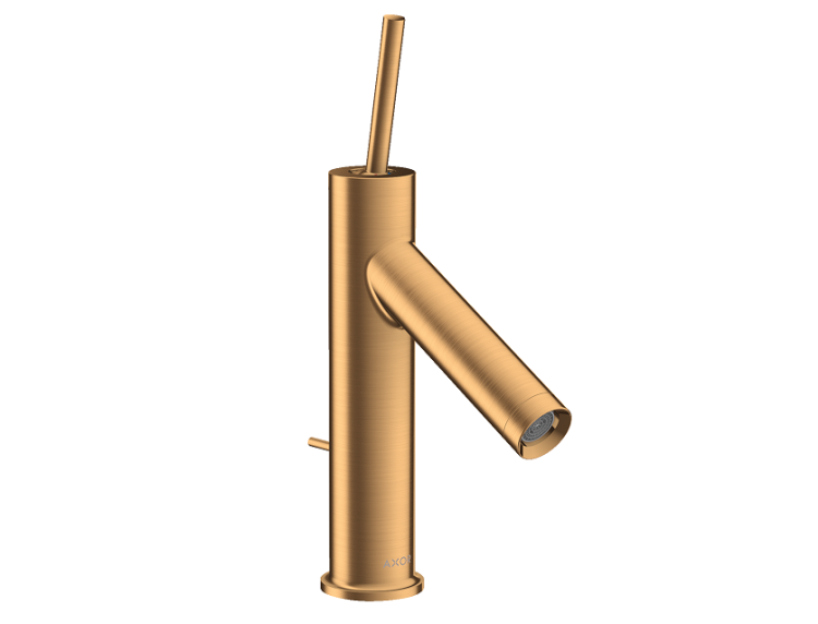 Смеситель для раковины AXOR Starck 100 однорычажный шлифованное золото 10111250