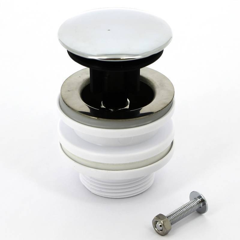 Выпуск McAlpine 60 мм с пробкой-кнопкой выход 1 1/4 хром CWP60-SSP-PB