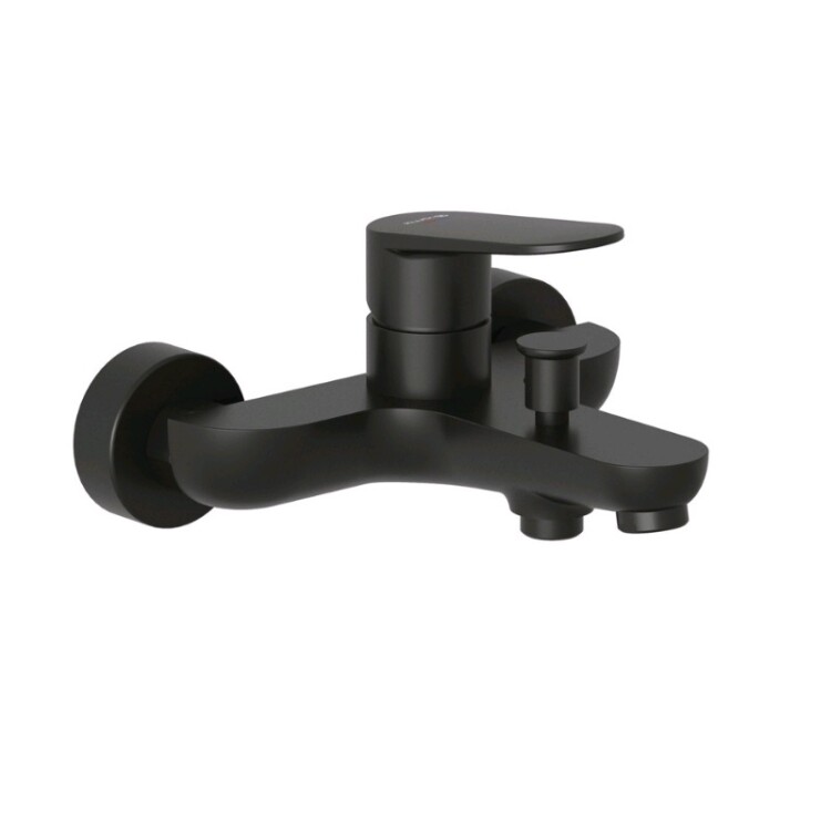 Смеситель для ванны и душа Kludi X1 черный матовый 326913975