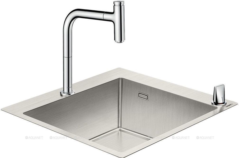 Кухонная мойка со смесителем и системой управления Hansgrohe C71-F450-01 43201000