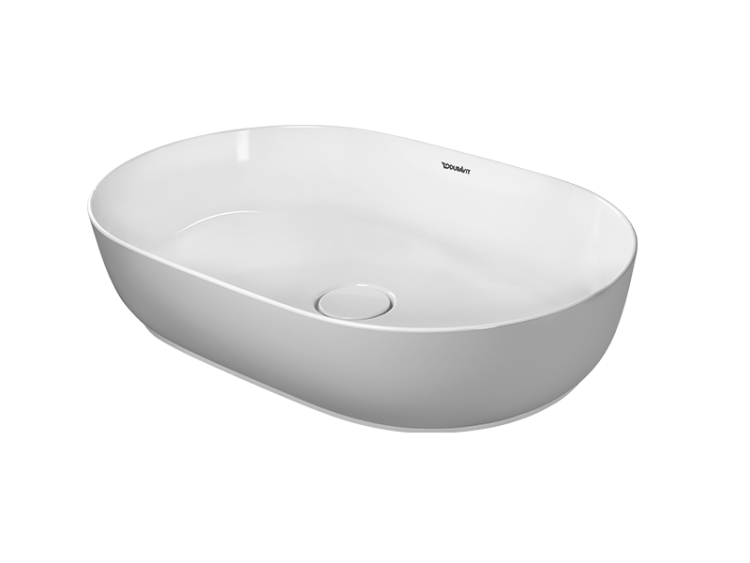 Раковина накладная Duravit Luv 600x400 мм без отверстия для смесителя 0379600000