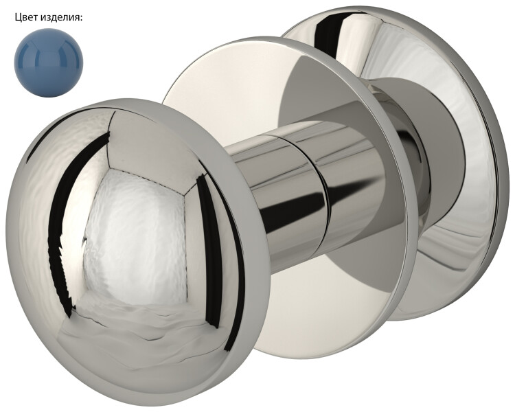 Крючок Сунержа Сфера 34х49х34 мм бриллиантово-синий 5007-2010-0001 RAL 5007
