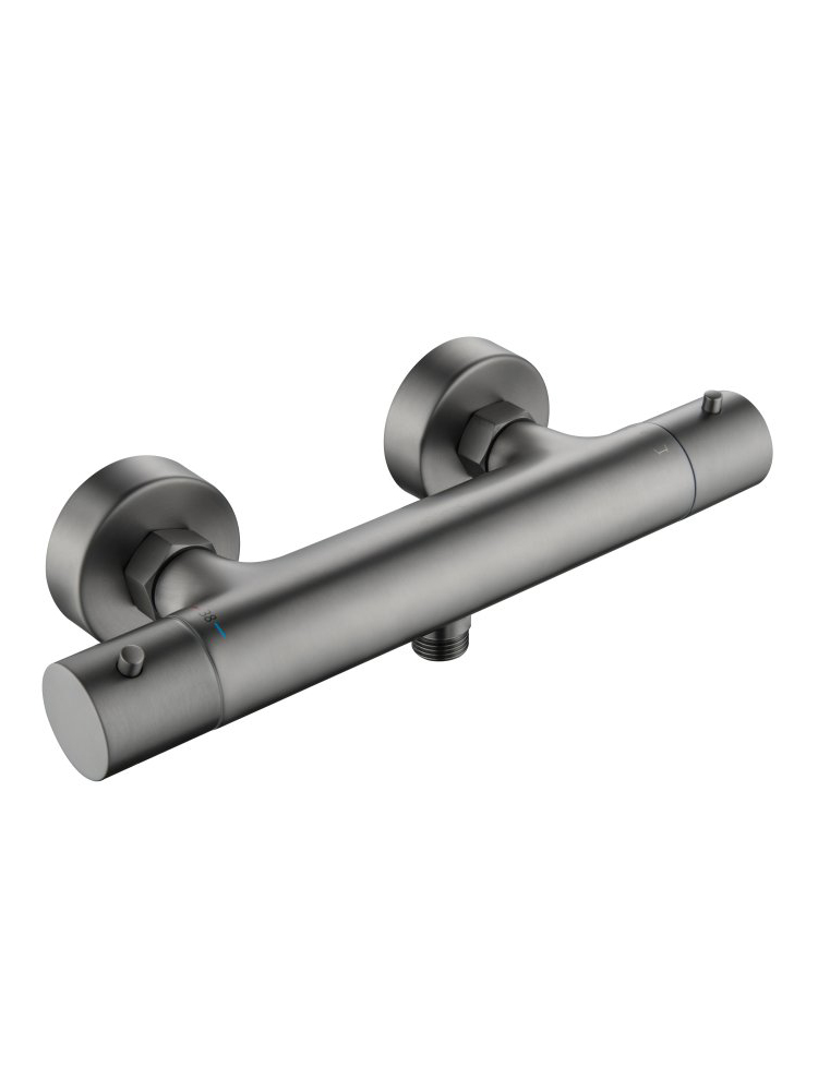 Смеситель для душа термостатический Aquanet Европа оружейная сталь AQ1363BGM