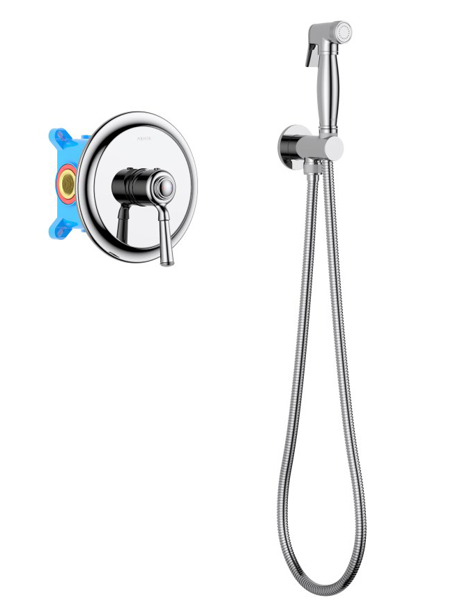 Набор с гигиеническим душем Aquanet Классик со смесителем AQ1519CR