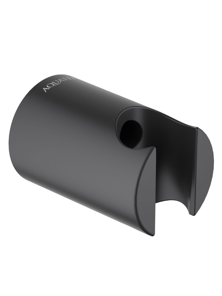Держатель ручного душа Aquanet матовый черный AQ2404MB