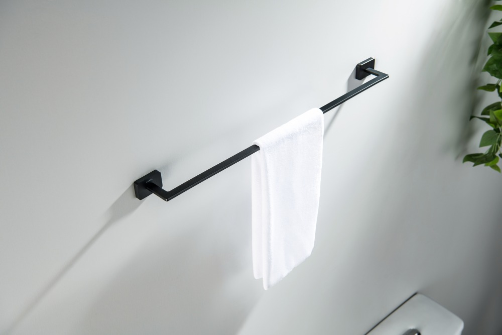 Полотенцедержатель Aquatek Libra 600 мм матовый черный AQ4314MB