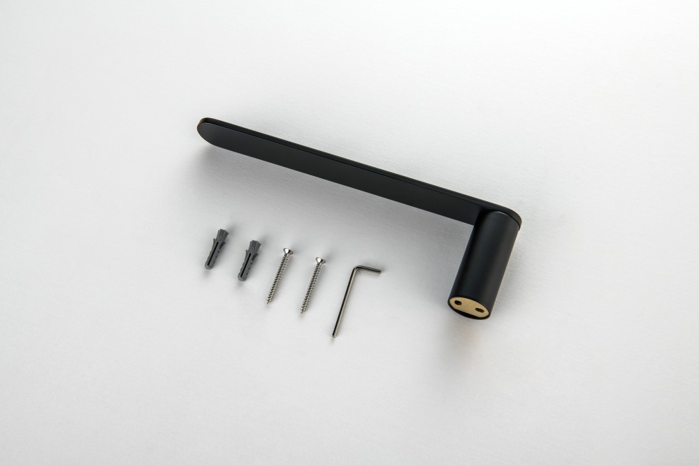 Полотенцедержатель Aquatek Лира матовый черный AQ4419MB