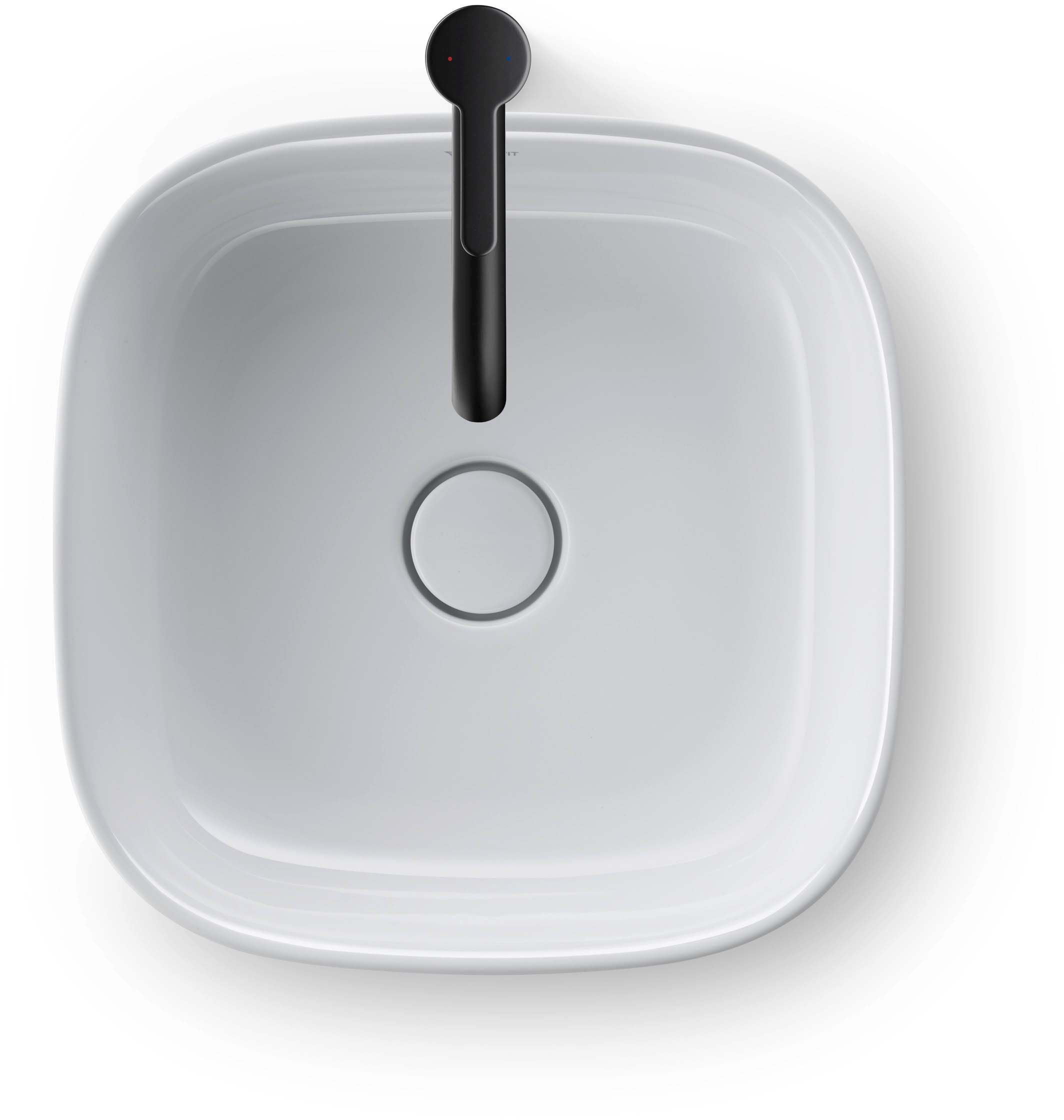 Раковина Duravit Zencha 420х420 мм шлифованная без перелива 2373420079