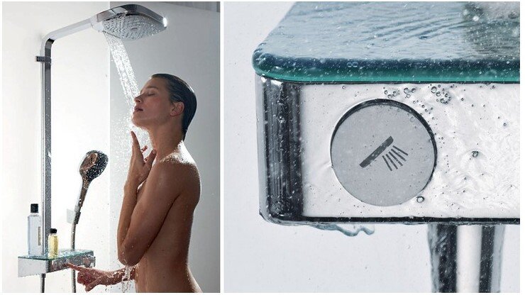 Смеситель для ванны термостатический Hansgrohe Ecostat Select хром 13151000