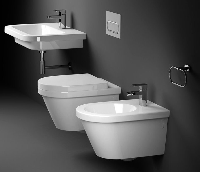 Смеситель для биде RAVAK Chrome CR 055.00 с донным клапаном X070055