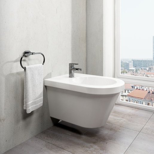 Смеситель для биде RAVAK Chrome CR 055.00 с донным клапаном X070055