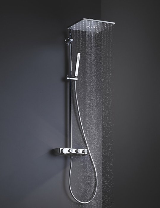 Душевая система с термостатом GROHE Euphoria SmartControl 310 DUO Cube хром 26508000