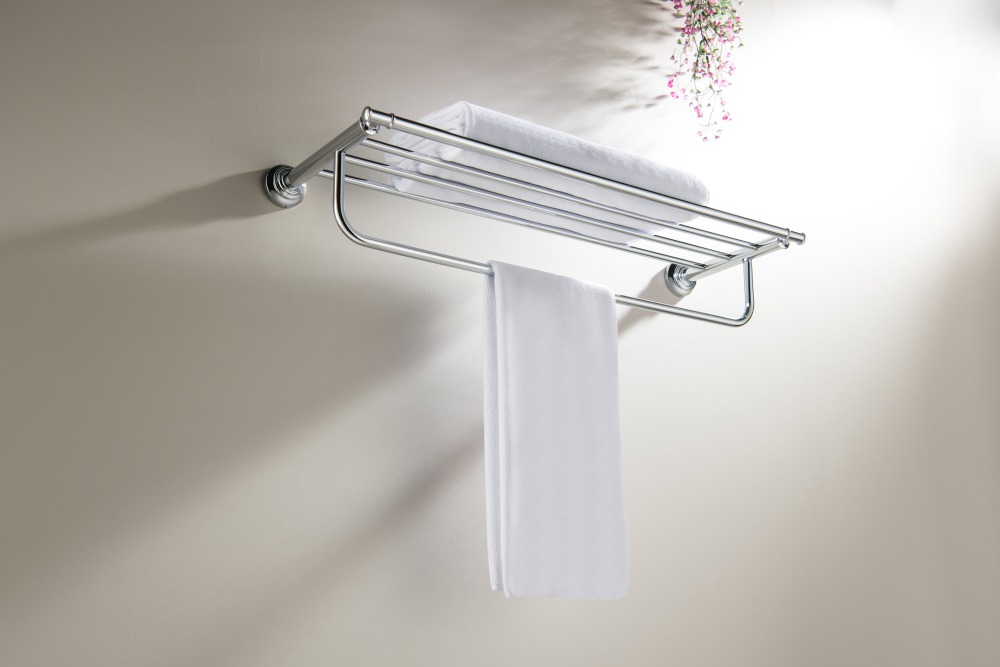 Полка для полотенец Aquanet Классик хром AQ4515CR