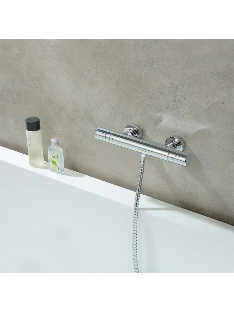 Смеситель для душа термостатический Aquanet Ника хром AQ1863CR