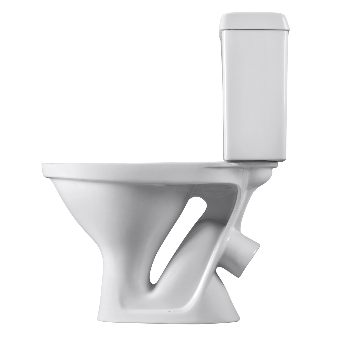 Унитаз-компакт Sanita Форвард белый сиденье полипропилен косой выпуск 1.P205.2.S00.00B.F