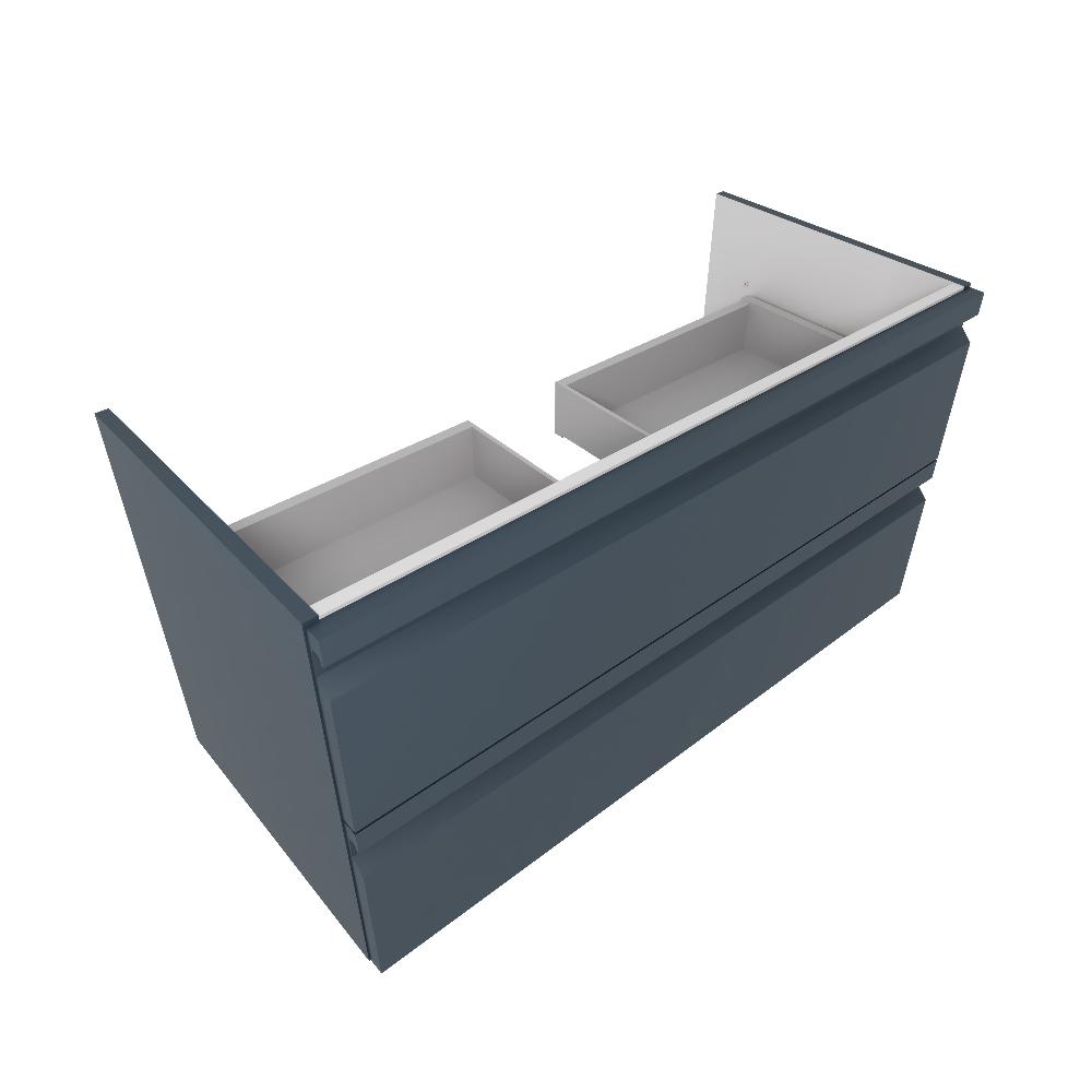 Комплект мебели для ванной AQUATON ВЕГА 100 с раковиной AQ4100-00 серый матовый AQ77100-MG
