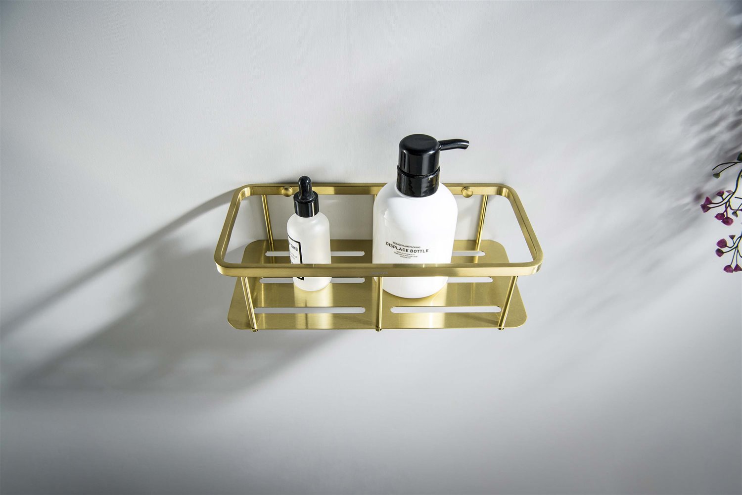 Полка для душа Aquanet AQ4936BG шлифованное золото AQ4936BG