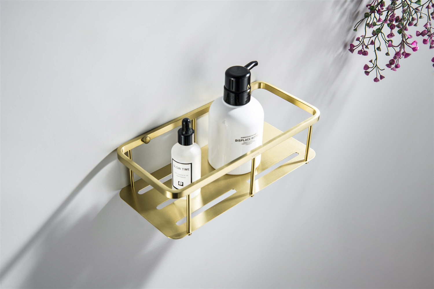 Полка для душа Aquanet AQ4936BG шлифованное золото AQ4936BG